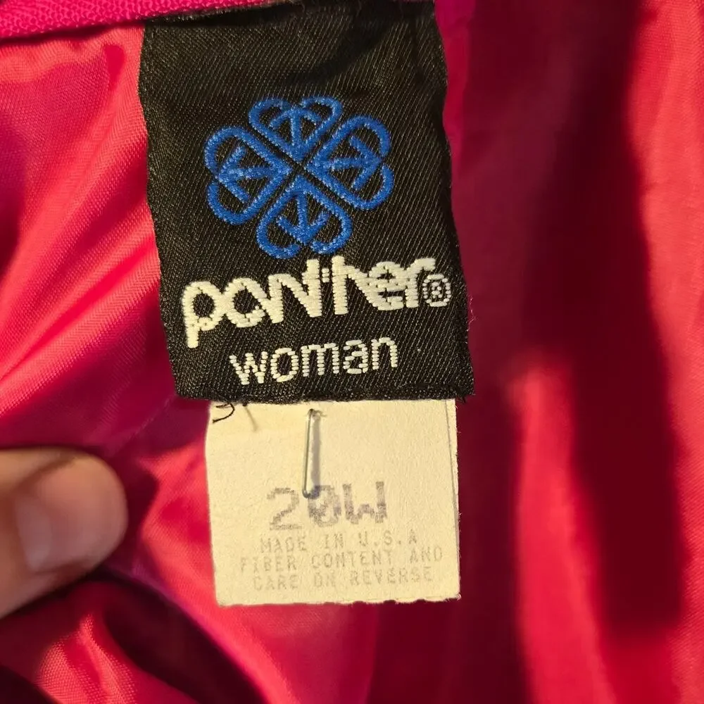 Panther Woman Hot Pink Skirt, Size 20W – Bold & Vibrant Essential [0295]